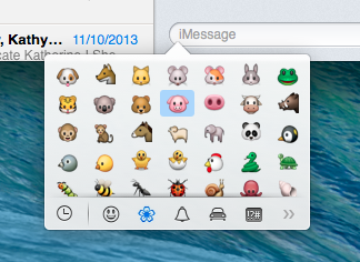 emojis on mac mail