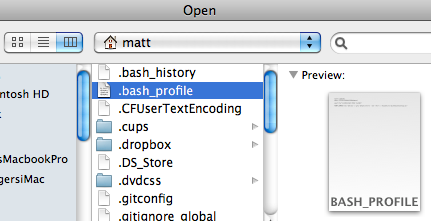 open bash terminal mac