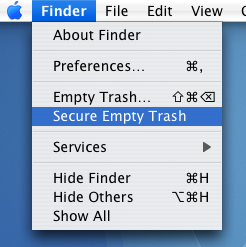 mac delete key in finder moves to trash