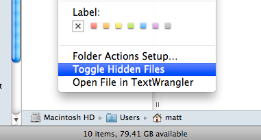 mac osx show drop down arrow for folders in finder how to